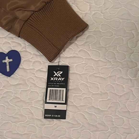 Men's Brown Bomber Jacket - Picture 9 of 9